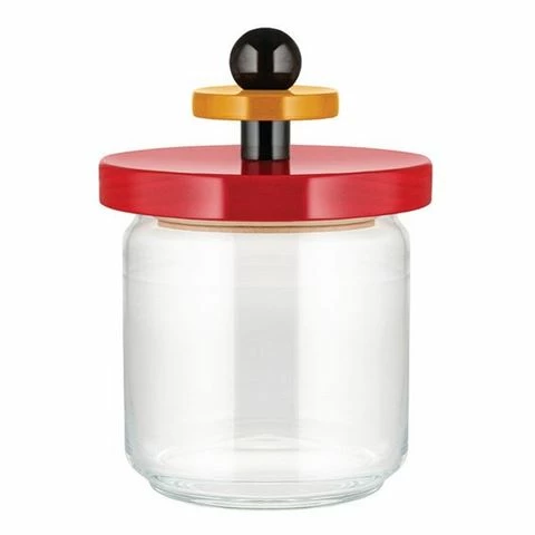 Alessi - Twergi Glass Jar With Hermetic Lid 750ml 1 Alessi - Twergi Glass Jar With Hermetic Lid 750ml