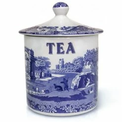 Spode - Blue Italian Tea Canister