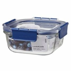 Lock & Lock - Top Class Glass W/Tritan Lid Square 750ml