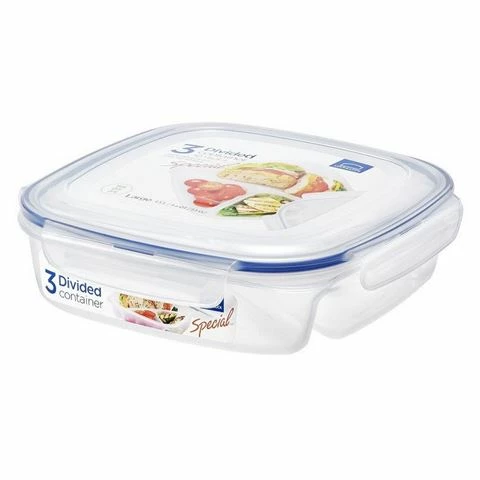Lock & Lock - Classic 3 Section Lunch Container 750ml 1 Lock & Lock - Classic 3 Section Lunch Container 750ml