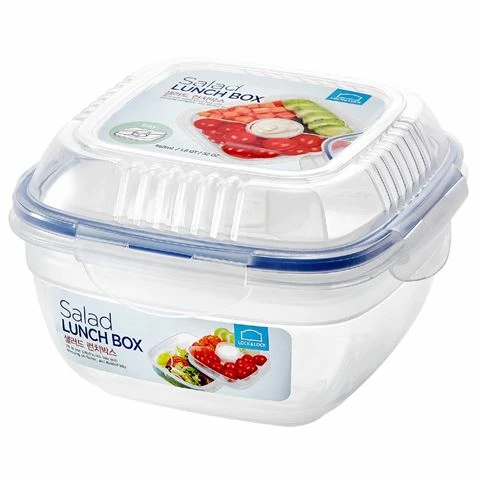 Lock & Lock - Classic Salad Lunch Box W/Dividers 950ml 1 Lock & Lock - Classic Salad Lunch Box W/Dividers 950ml