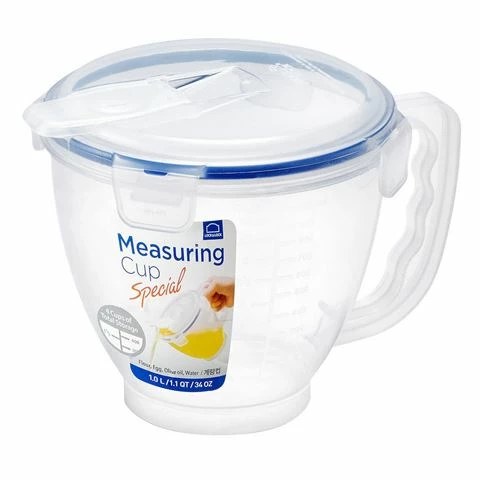 Lock & Lock - Classic Measuring Cup With Flip Lid 1L 1 Lock & Lock - Classic Measuring Cup With Flip Lid 1L