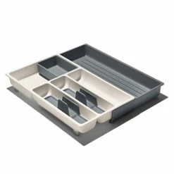 OXO - Expandable Utensil Drawer Organiser Grey/White