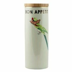 Yvonne Ellen - Afternoon Tea Story Parrot Storage Jar Large