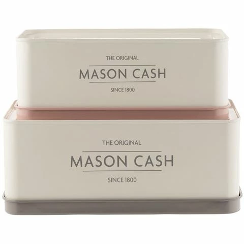 Mason Cash - Innovative Kitchen Rectangular Tins Set 2pce 1 Mason Cash - Innovative Kitchen Rectangular Tins Set 2pce