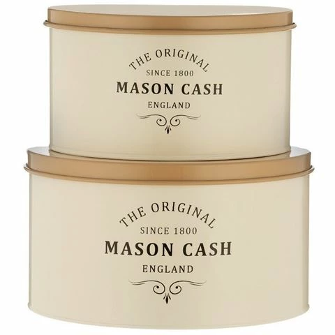 Mason Cash - Heritage Cake Tin Set 2pce 1 Mason Cash - Heritage Cake Tin Set 2pce