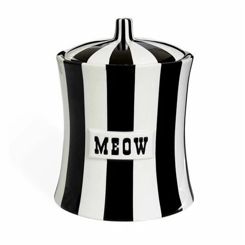 Jonathan Adler - Vice Meow Canister Black 1 Jonathan Adler - Vice Meow Canister Black