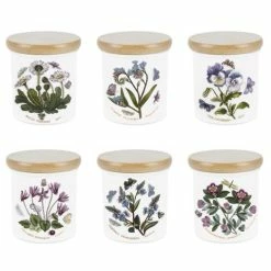 Portmeirion - Botanic Garden Lidded Spice Jar Set 6pce