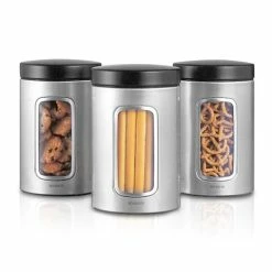 Brabantia - Canister Brilliant Steel Set 3pce