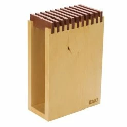 Big Chop - Huon Pine/Myrtle Knife Block Blonde
