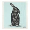 Retro Kitchen - Biodegradable Dish Cloth Rabbit