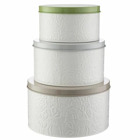 Mason Cash - In The Forest Cake Tins Set 3pce 1 Mason Cash - In The Forest Cake Tins Set 3pce