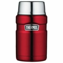 Thermos - Stainless Steel King Vacuum Food Jar Red 710ml