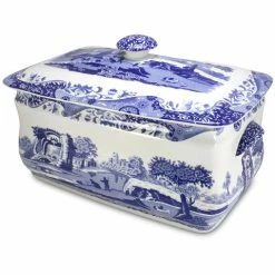 Spode - Blue Italian Bread Bin