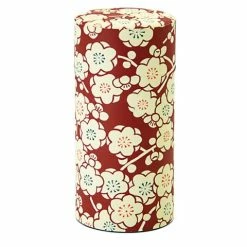 Concept Japan - Umeroman Tea Canister Dark Red 15.5cm