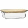 Ecology - Nourish Rectangle Storage With Bamboo Lid 22x16cm