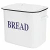 Falcon - Enamel Bread Bin Large White & Black
