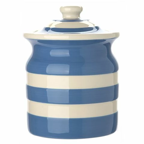 Cornishware - Storage Jar Large Blue 1.68L 1 Cornishware - Storage Jar Large Blue 1.68L