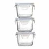 Glasslock - Baby Food Square Container Set 3pce
