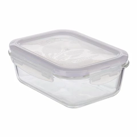 Lock & Lock - Oven Glass Rectangular Container 630ml 1 Lock & Lock - Oven Glass Rectangular Container 630ml