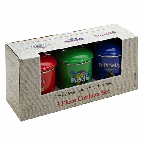 Australian Heritage Icons - Arnott's Canister Set 3pce 1 Australian Heritage Icons - Arnott's Canister Set 3pce