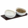 Cole & Mason - Ceramic Pinch Pots With Wooden Tray Set 3pce