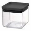 Brabantia - Stackable Square Canister Dark Grey 700ml