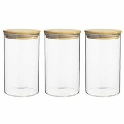 Ecology - Pantry Round Canister Set 17.5cm 3pce