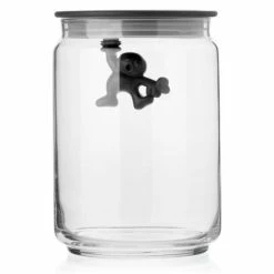 Alessi - Gianni Jar Medium With Lid Black