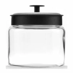 Anchor - Montana Jar With Black Lid Small 1.9L