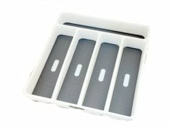 Madesmart - Cutlery Tray W/5 Compartments White