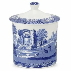 Spode - Blue Italian Storage Jar 19cm